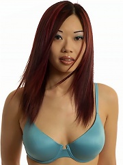 Ting Strips Undies & Bares Shaved Pussy